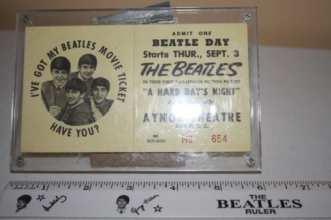 Unused Ticket for Beatle's first