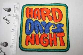 Original Hard Days Night gum wrapper with photos of the