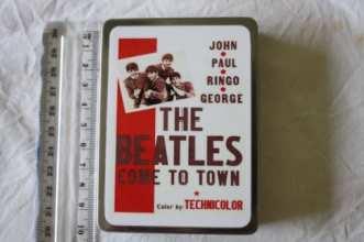 printed words "The Beatles " under decal images