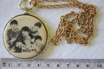 Beatles brass charm bracelet with following