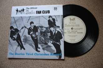 Beatles Fan Club $50 #391 Not for sale Flexi Disc
