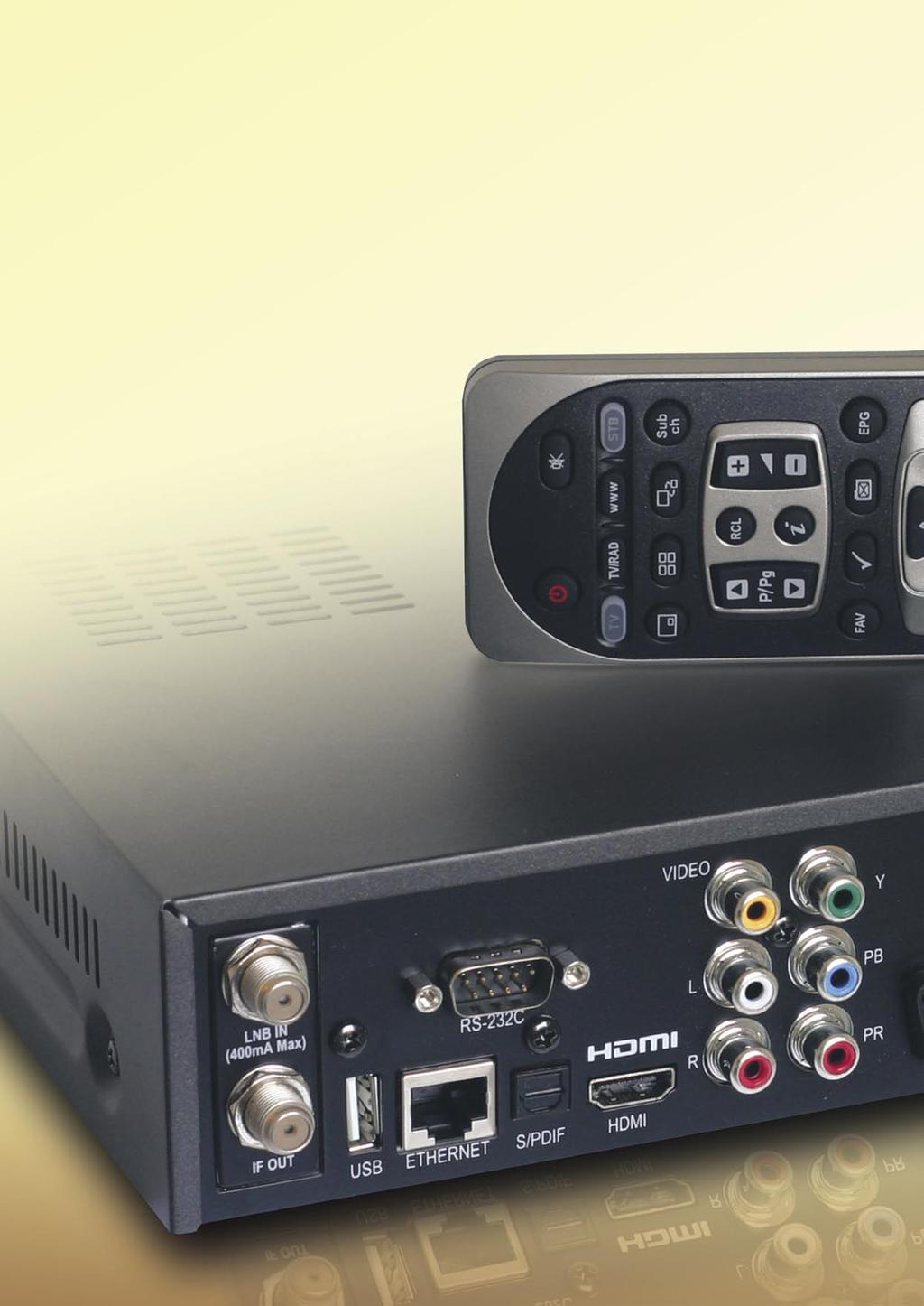 This is where the wonderful PVR comes into sight. 910HD doesn t just let you connect an external HDD to USB or E- SATA port, it already has one inside.