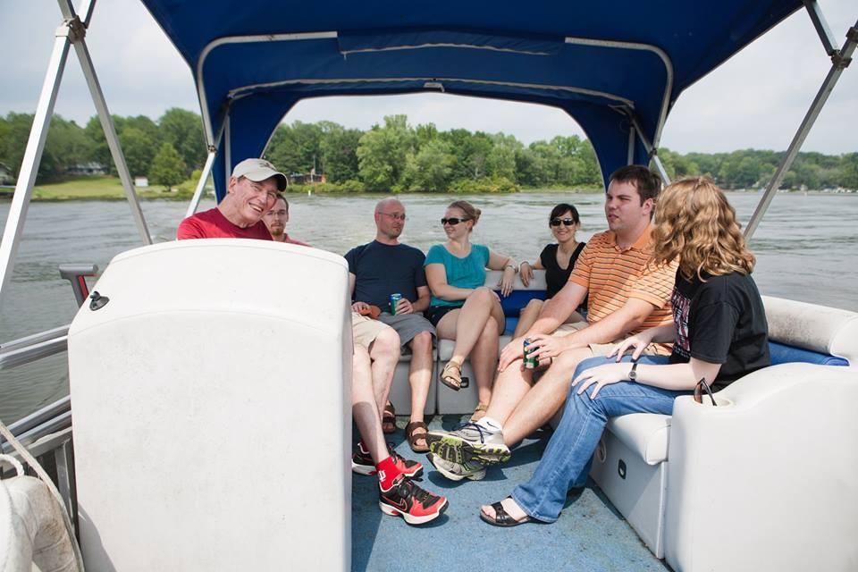 Along with boat rides and much-needed fellowship, attendees enjoyed harrowing drives back to Bloomington in severe weather.
