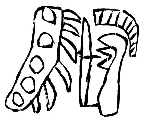 Drawing of Boot