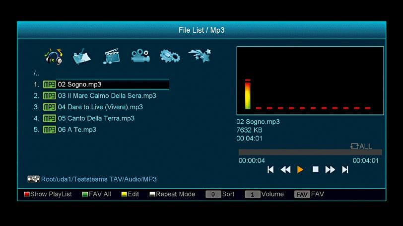Channel scan 28. Info bar with the EPG data from the current and upcoming programs 29.