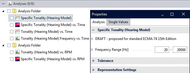 Also regarding the frequency readout, please see the next topic in this, Tonality (Hearing Model) analyses and properties in ArtemiS SUITE Projects, Figure 9, about the frequency of maximum tonality
