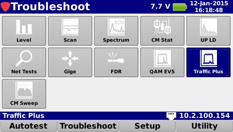 Troubleshoot menu, as shown in the