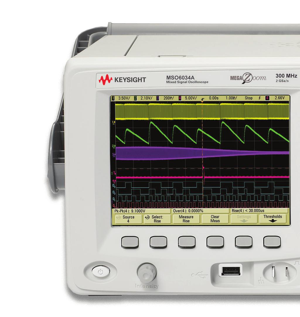 12 Keysight 6000 Series Oscilloscopes - Data Sheet Keysight 6000 Series Oscilloscopes: The Right Combination of Features and Performance to Bring your Toughest Analog, Digital and Serial Problems