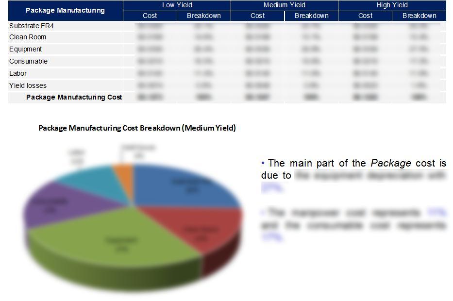 Back-End - Packaging Cost Breakdown 2012 by SYSTEM PLUS