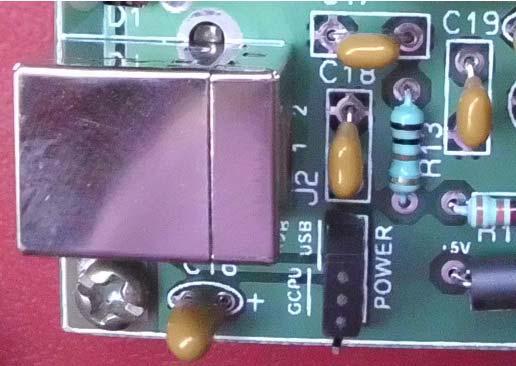 You should verify the following voltages Pic 18F2550 U2 Small board Ad9850/51 DDS adapter RF Amplifier Q1 Detector AD8307 U2 Power on the board.