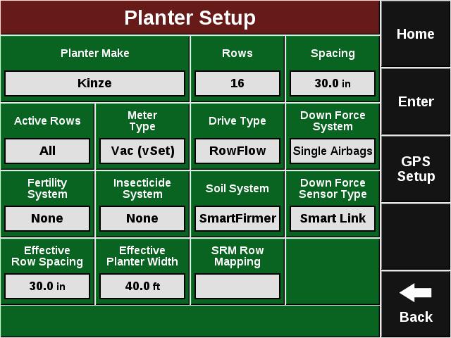 Under the Plant tab, Select the Planter quadrant.