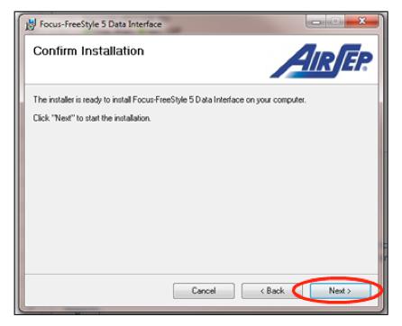 Step 6: The program will then ask for your confirmation of the installation.