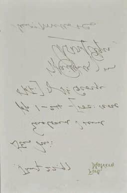 Lot 435 Lot 441 442* Elgar (Edward, 1857-1934). Autograph letter signed Edward Elgar, Forli, Malvern, 23 November 1897, to Novello & Co.