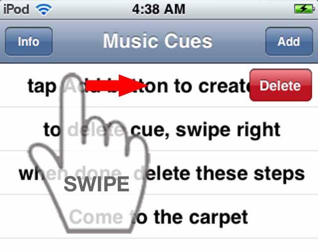 select a song Tap the Select Song button and the media browser for