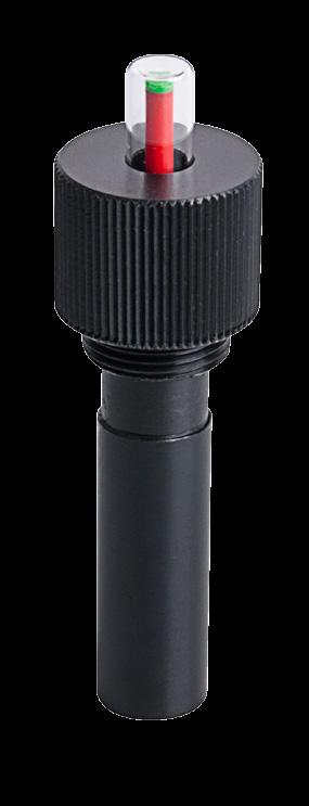 mm Lance: PE-HD, black Floater: PE-HD, black Display: ETFE, red 250 mm 50 mm Lance: PTFE,