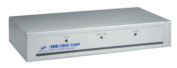 HDMI Cat-X receivers are required for setting up the system at receiver to recover the signal over long distance.