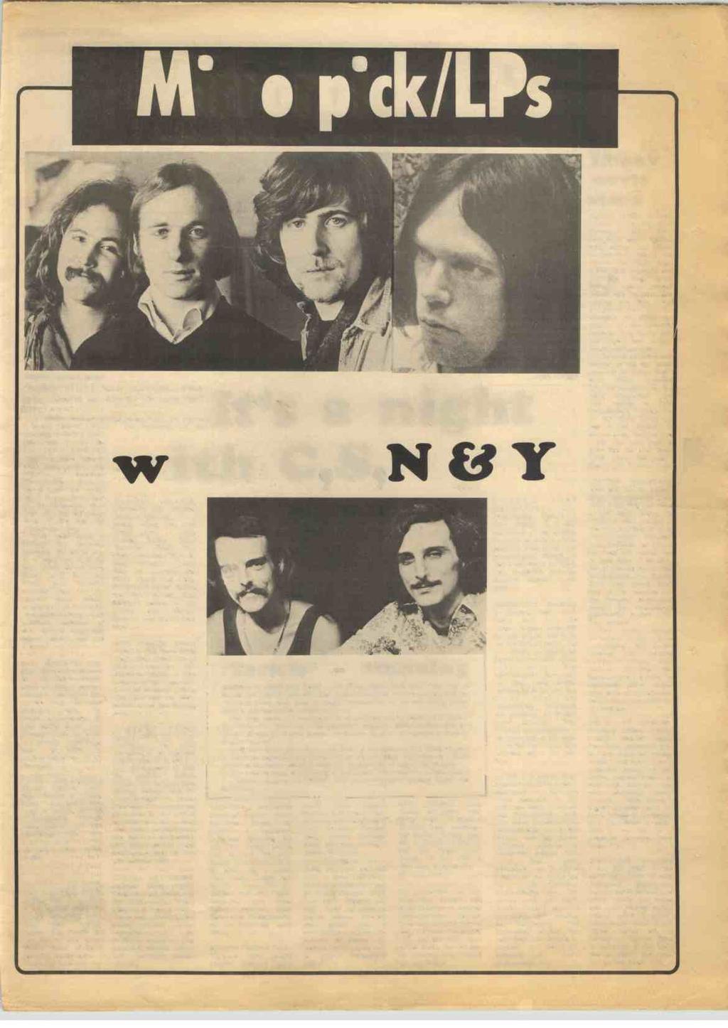 RECORD MIRROR, May 15,1971 19 irrorpic CROSBY, STILLS, NASH... CROSBY, STILLS, NASH & YOUNG: 4 Way Street (Double set Atlantic De Luxe 2657 004).