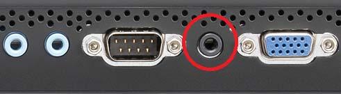 5. Screw the IR Receiver (KT-RC2) directly to the outside of the video wall and plug it directly into the IR In terminal of Display 1 as shown below. 6.
