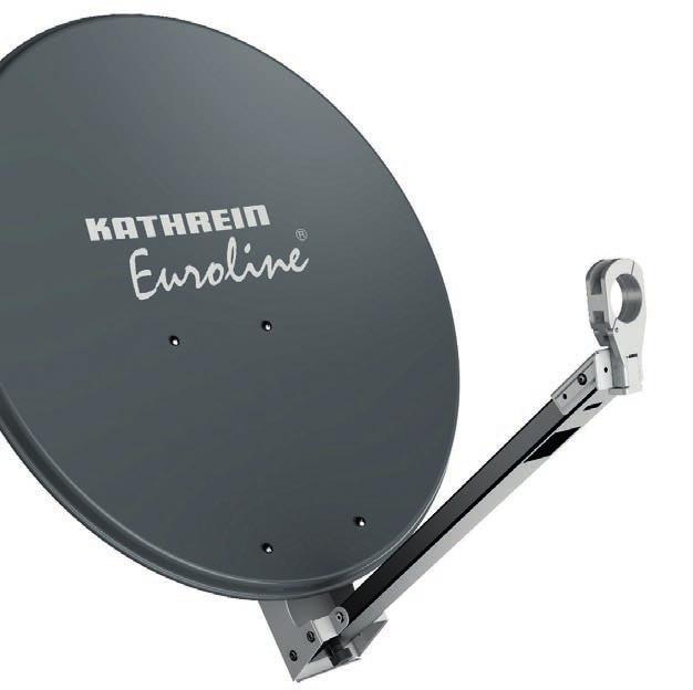 Offset Satellite Antenna 1000 Features Aluminium fold-down LNB boom Aluminium powder-coated reflector Galvanised sheet-steel rear support Galvanised steel mast and clamps (pre-mounted) Inox nuts and