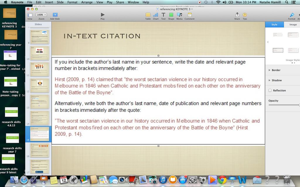 IN-TEXT CITATION Traditionally, Footnotes are not associated with the Harvard! style of Referencing.! Harvard uses In-Text Citation to show exactly what! material has been derived elsewhere.