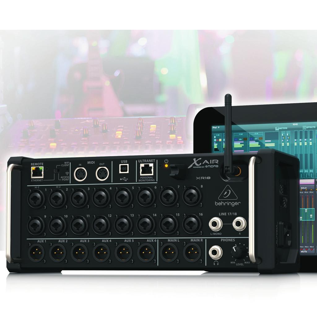 Revolutionary Dugan*-style Auto-Mixing automatically manages microphone gain sharing (future firmware) Award-winning X32 effects rack featuring 4 stereo FX slots including high-end simulations such