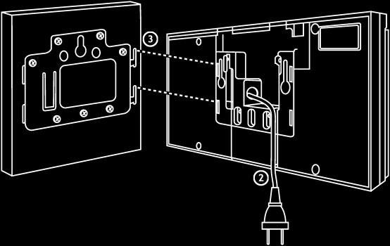 WIRED MODELS WIRING SHOULD BE COMPLETED BY A LICENSED ELECTRICIAN AND IN COMPLIANCE WITH ELECTRICAL CODE. Install metal security bracket onto a standard electrical box. Make electrical connections.