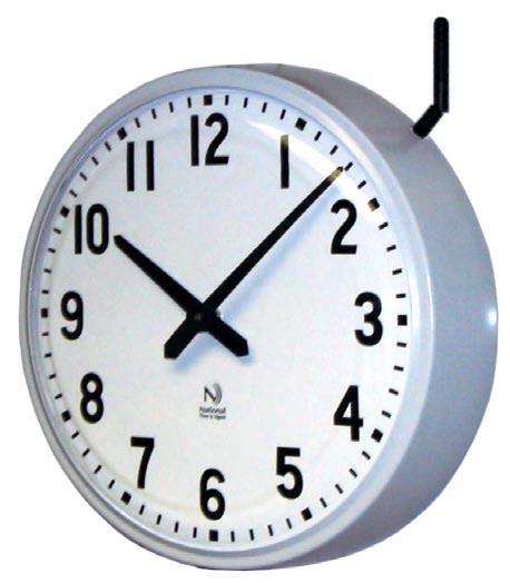 TIME WiSE TM INSTANT RESET Analog Wall Clock National s Instant Reset clock joins the TIME WiSE TM family of devices the future of accurate time display for Schools, Hospitals and Industry.