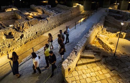 26 8. Private visits to the archaeological site El Born CCM houses one of the most extraordinary archaeological sites in Catalonia, providing a firsthand insight into what Barcelona was like in 1700;