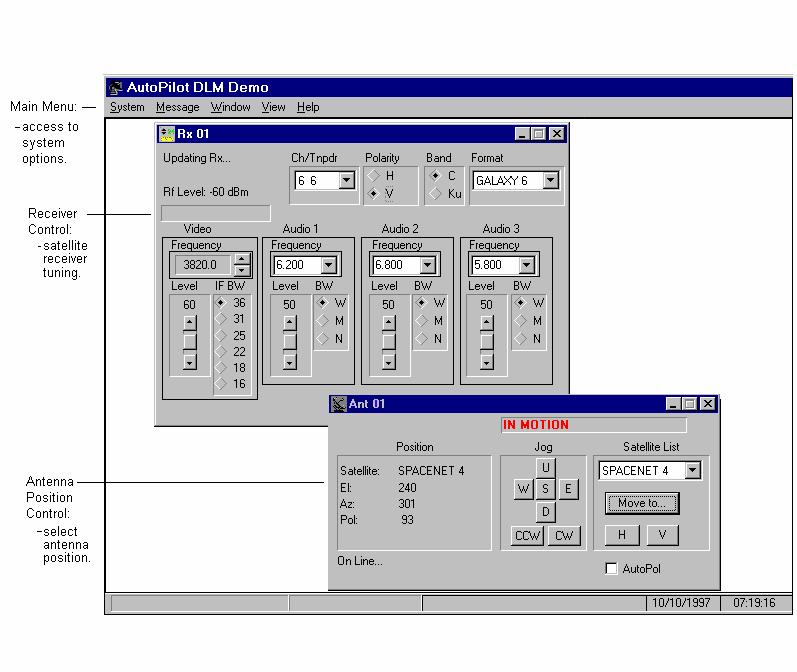 AUTOPILOT DLM SATELLITE DOWNLINK MANAGER USER GUIDE 3 Device Control