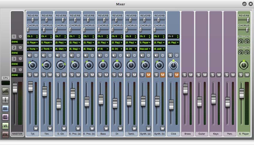 Project 3 3.6 Sounds and playback If you are starting from this section of the project, you should open the example score called 6 Sounds and playback (located in the Project 3 folder).