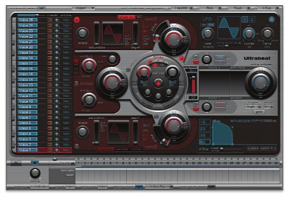 14 Ultrabeat Ultrabeat features a comprehensive array of sound generation technologies in one software instrument.