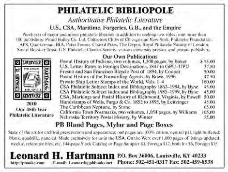 telic Experts for Transatlantic Mails and has signed the U.S. Philatelic Classics Society s Distinguished Philatelist scroll in 1996. Winter received the American Philatelic Society s John N.