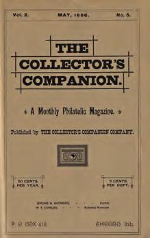 Philatelic papers; don t crowd two issues into one and then excuse yourselves by saying it was too hot to work. Don t do it it is not manly. Philatelic societies; don t adjourn for the summer.