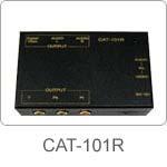 1000 feet for Digital Audio (SPDIF) and Stereo Audio Specifications TRANSMITTER RECEIVER DIVIDER CAT-604T CAT-101T CAT-606Y CAT-606R CAT-101R CD-108 Type of In/Out Signals Component