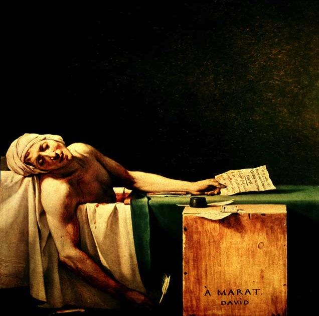 In ANA, Jacques Louis-David abandons painting Ana because of her sexual appeal and after kissing her, David and Ana discuss the death of his brother Marat: Ana Killer J-L Ana Killer Ana Killer J-L
