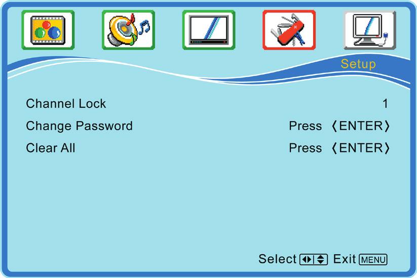 When you enter this control, the screen below will be displayed. The factory default of the password is 0000.