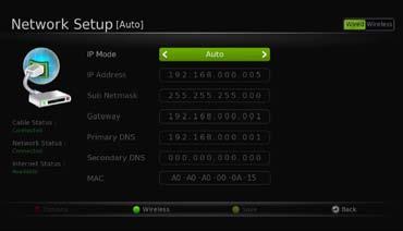 Installation Network Setup Connecting to the Internet allows you to use a range of features such as FreeviewPlus,