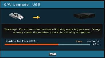 Update over USB 1. Go to dishtv.co.nz/support/ downloads to download the corresponding firmware package.