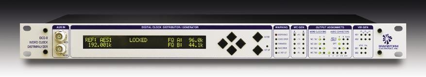 DCD-8 Word Clock Distripalyzer A Distributor, a Stripper and an Analyzer Operation Manual