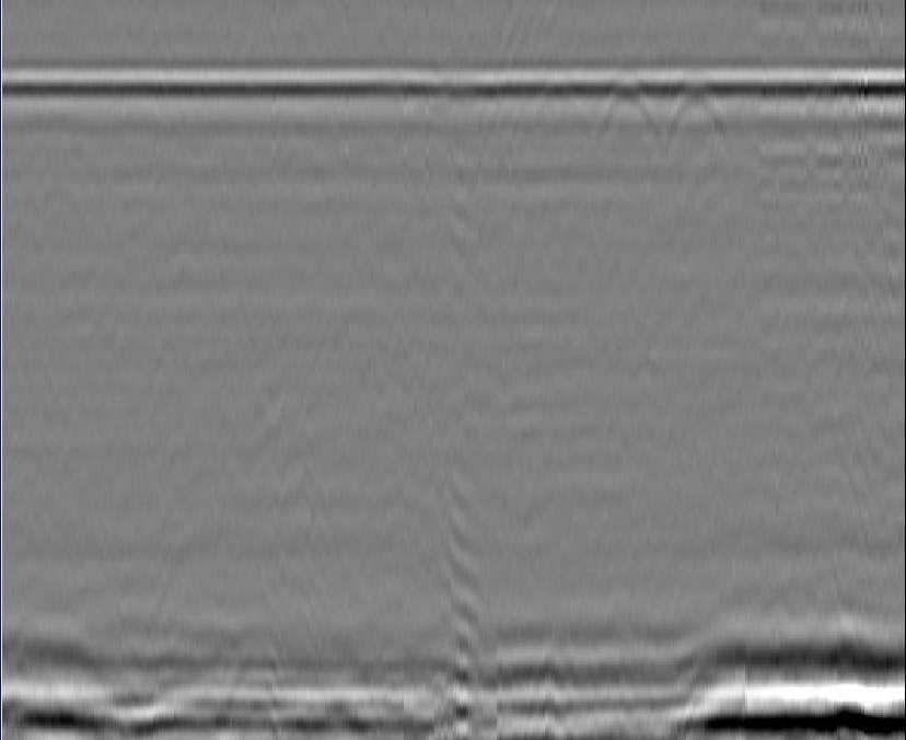 previous scan. Picture (l): ToFD 70deg, 10MHz, 100PCS scan 2. Effect of Frequency of sound: Scan #3: 70degree, 10MHz with 60mm PCS.