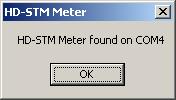 Connect your HD-STM meter via the USB lead supplied to your computer.