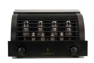 DiaLogue One, 36W integrated amplifier Tubes: 2 x 12AX7, 2 x 12AU7 and 4 x EL-34 Inputs: 5 x line; 1 x home theatre input Outputs: 1 x tape; 4 and 8 Ohm PrimaLuna Adaptive Auto Bias