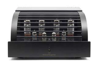 DiaLogue Four, 42W stereo power amplifier Tubes: 2 x 12AX7, 2 x 12AU7 and 4 x EL-34 Input: RCA single-ended Outputs: 4 and 8 Ohm New global feedbackless design being an evolution of DiaLogue One with
