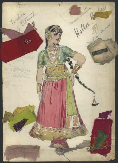 The Nautch Girl; or, The Rajah of Chutneypore Costume design for
