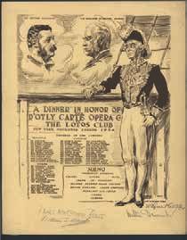 The D Oyly Carte Opera Company returned to the Savoy on 6 December 1906 to give Central London audiences Gilbert and Sullivan in repertoire for the first time. The O.P.