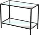x 510mm(h) Glass Shelves Black/Glass 072702 $103 Black/Glass 072802 $136 600(w) x 300(d) x 900mm(h) Glass Shelves