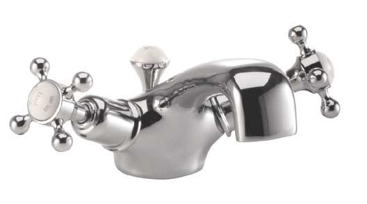 Bath taps with crosstops