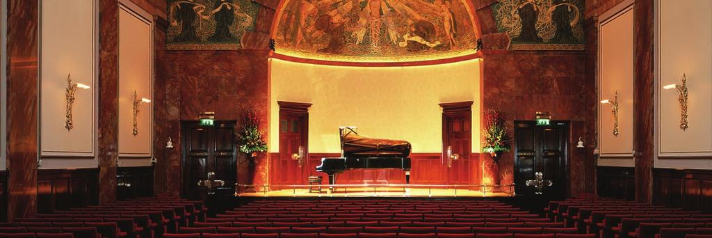 ABOUT WIGMORE HALL Europe s leading venue for chamber music and song, Wigmore Hall currently presents over 400 concerts a year in addition to 250 education events.
