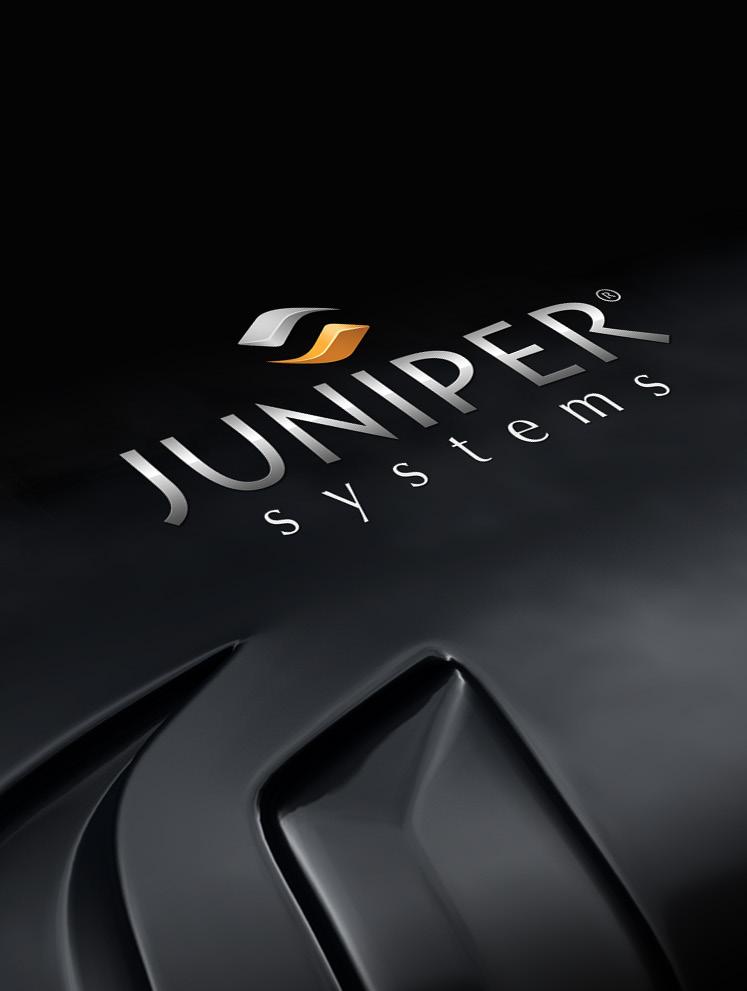 Solid and Reversed Logo Types Below are examples of the solid and reversed versions of the Juniper Systems logo and how it should be used against light and dark background colors.