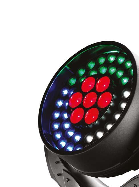 LEDSWONDER.D THE MOST POWERFUL WASH LIGHT WITH THE HOTSPOT CONTROL WONDER.D is the most powerful WASH LED projector.